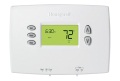 7-Day Programmable Thermostat - RTHL2510C Program each day differently - Up to 4 program periods per day Energy savings - Program to save up to 33% on annual heating and cooling costs (If used as directed. Savings may vary depending on geographic region and usage) Easy to use - Basic operation keeps programming simple Backlit display - Easy to read, even in poorly lit rooms and hallways Early Start function - Adjusts the pre-heating/cooling of your home so you are comfortable at your programmed times Precise temperature control of +/-1°F to maximize comfort Display Options - °C or °F temperature - 12 or 24 hour clock Compatible with heating and cooling plus heat pump systems Does not work with electric baseboard heat (120-240V) or multi-stage heating/cooling Model - RTHL2510C 1-Year Warranty